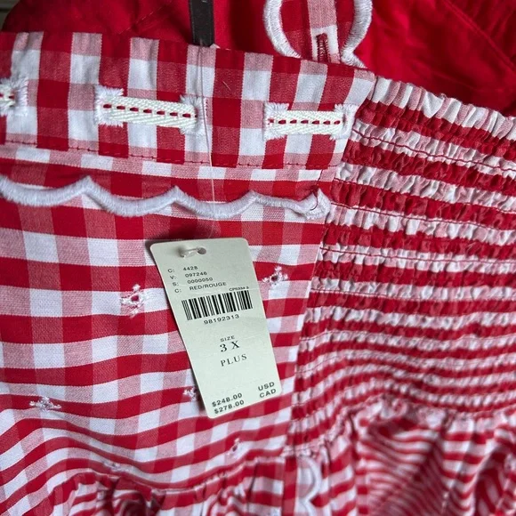 Anthropologie Sleeveless Sweetheart Gingham Midi Dress - Picture 8 of 11